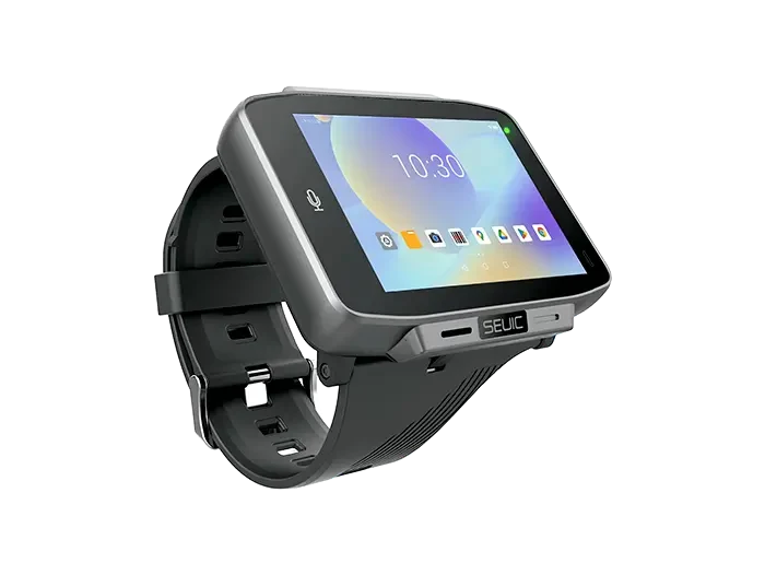 SEUIC AUTOID Swatch wrist-worn Android terminal for inspection and paired scanning