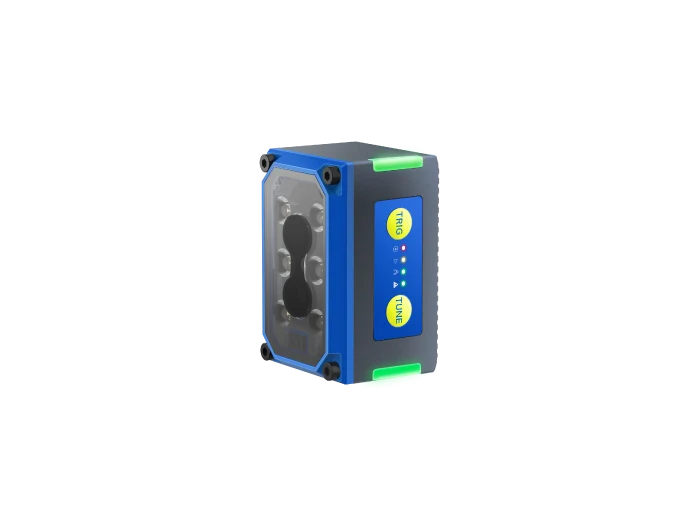 SEUIC X5mini AI compact fixed industrial vision reader with red and blue lighting