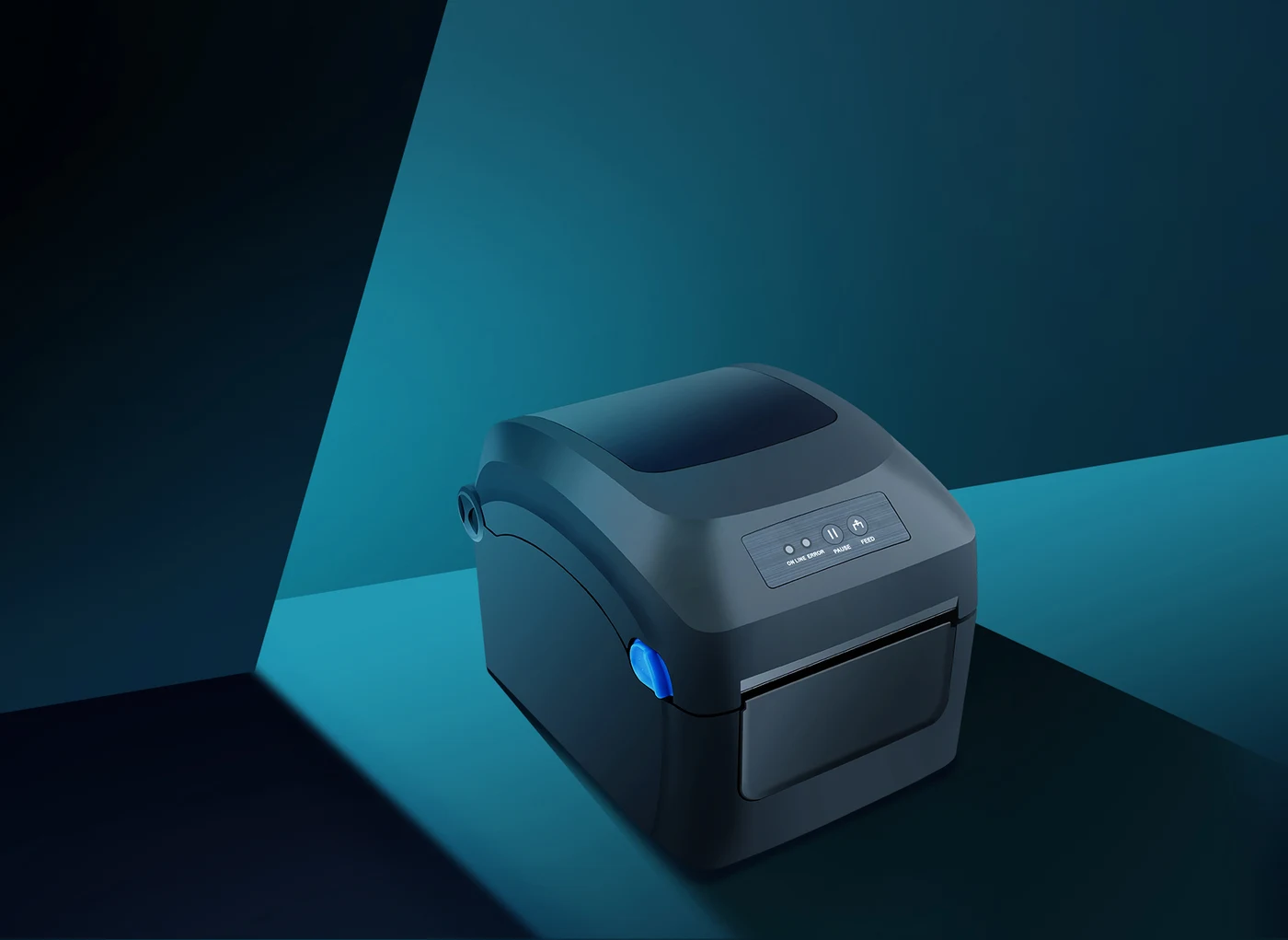 UROVO D6100 Series direct-thermal barcode label printer