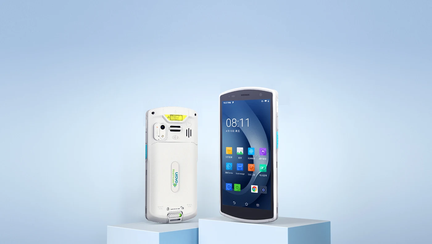 UROVO DT50H Lite rugged handheld for hospital barcode and healthcare logistics workflows