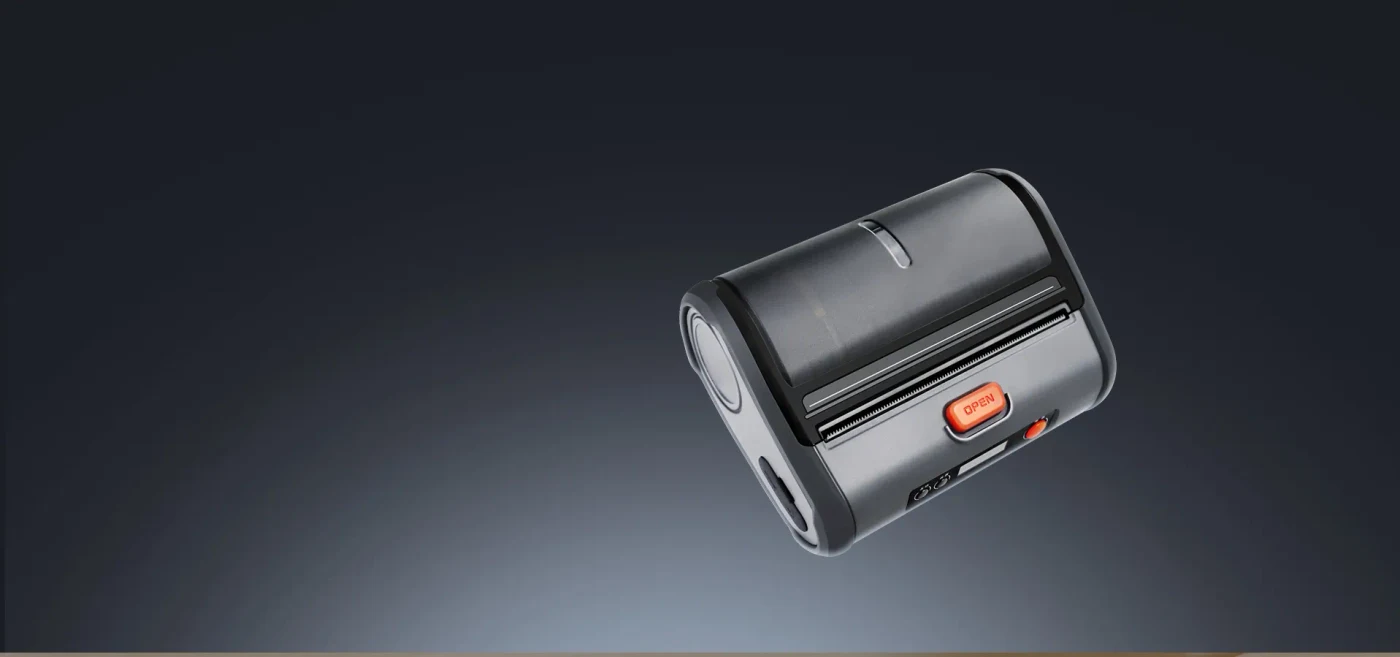 UROVO K419 mobile direct-thermal label printer for portable 2-4 inch label workflows
